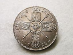George V, Silver (.500), Florin 1922, EF, CS8149