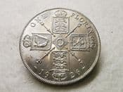 George V, Silver (.500), Florin 1926, UNC, CS8172