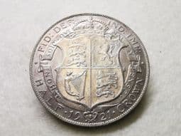George V, Silver (.500), Halfcrown 1921, EF, CS8201
