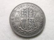 George V, Silver (.500), Halfcrown 1930 (Scarcer Year), AF, CS10129