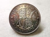 George V, Silver (.500), Proof Halfcrown 1927, UNC Toned, CS8184