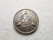 George V, Silver (.500), Proof Threepence 1927, AUNC, CS8450