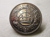 George V, Silver (.500), Proof Wreath Crown 1927, Toned AUNC, CS8075