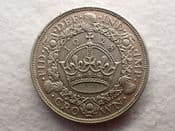 George V, Silver (.500), Wreath Crown 1928, VF, CS12269