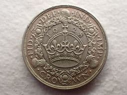 George V, Silver (.500), Wreath Crown 1928, VF, CS12269