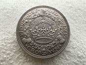George V, Silver (.500), Wreath Crown 1929, VF, CS11373