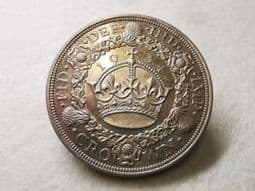 George V, Silver (.500), Wreath Crown 1934 (Ext. Rare), Toned AEF, CS8160