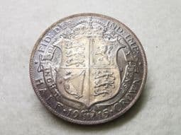 George V, Silver (.925), Halfcrown 1915, EF, CS8199