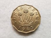 George VI, Brass Threepence 1943, GVF, CS10418