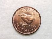 George VI, Farthing 1937, AUNC, CS10443