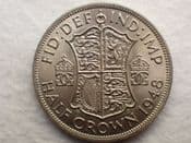 George VI, Halfcrown 1948, AUNC, CS12216
