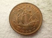 George VI, Halfpenny 1938, AEF Green Patches, CS14246