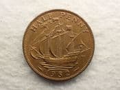 George VI, Halfpenny 1952, AEF, CS12632