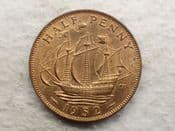 George VI, Halfpenny 1952, AEF, CS13845