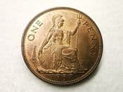 George VI, One Penny 1937, EF, CS7566