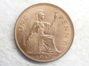 George VI, One Penny 1949, AUNC, CS13363