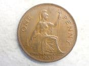 George VI, One Penny 1950 (Low Mintage), AVF, CS13462