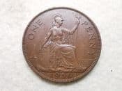 George VI, One Penny 1950 (Low Mintage), VF, CS11680