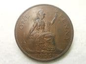 George VI, One Penny 1950 (Scarce Year), AVF, CS9867