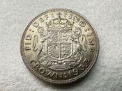 George VI, Silver (.500), Crown 1937 (Coronation), VF, CS11406