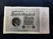 Germany, 100'000 Mark 1923, VG, BKN1568