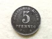 Germany, 5 Pfennig 1919 A, F, CS10638