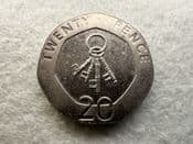 Gibraltar, 20 Pence 2005 (Keys of Gibraltar), VF, CS11501