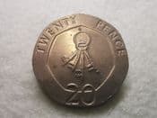 Gibraltar, 20 Pence 2007, VF, CS9850