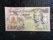 Gibraltar, 20 Pounds 1995 (Horatio Nelson), AUNC, BKN1704
