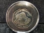 Gibraltar, 2018 50p (Father Christmas), No COA, OS1183