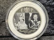 Gibraltar, 2021 Halfcrown (QEII Platinum Wedding), No COA, OS2011