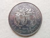 Gibraltar, 25 Pence 1972 (QEII Silver Wedding), AUNC, CS10980
