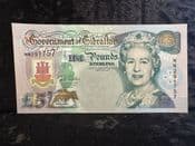 Gibraltar, 5 Pounds 2000 (Millennium), AUNC, BKN1702