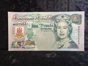 Gibraltar, 5 Pounds 2000 (Millennium), AUNC, BKN1703