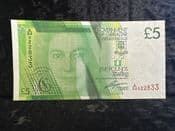 Gibraltar, 5 Pounds 2011 (The Moorish Castle), AUNC, BKN1700