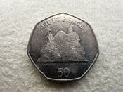 Gibraltar, 50 Pence 2013 (Capture of Gibraltar), VF, CS11304