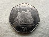 Gibraltar, 50 Pence 2013 (Capture of Gibraltar), VF, CS11526
