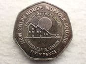 Gibraltar, 50 Pence 2018 (New Calpe House), AEF, CS12565