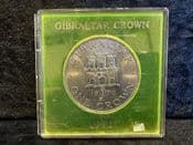Gibraltar, Crown 1970 (Castle & Key), in Tatty Case, OS646