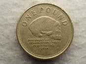 Gibraltar, One Pound 2009 (Neanderthal Skull), F, CS12702