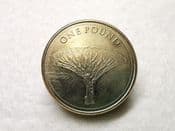 Gibraltar, One Pound 2014 (Dragon Tree), VF, CS7987
