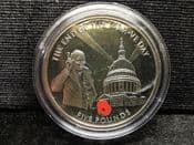 Gibraltar, Silver (.925), 28.28g 2005 £5 (VE-Day), No COA, OS1617