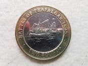 Gibraltar, Two Pounds 2006 (Battle of Trafalgar), Cleaned F, CS11062