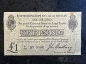 Great Britain, £1, 2nd Issue (Type 2) Bradbury 1916 (J1/89), GF, BKN2558