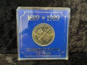 Great Britain, 1989 £2 Coin (Bill of Rights), AUNC in Tatty Case, OS881