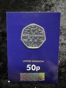 Great Britain, 2015 Battle of Britain 50p Coin , Unc in Card, CK203