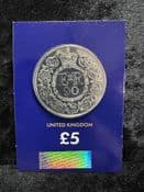 Great Britain, 2016 90th Birthday of The Queen 5 Pound Coin, Unc in CC Card, CK033