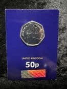 Great Britain, 2016 Jemima Puddle-Duck 50p Coin , Unc in Card, CK194
