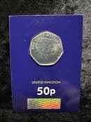 Great Britain, 2016 Mrs Tiggy-Winkle 50p Coin , Unc in Card, CK201