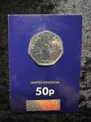 Great Britain, 2016 Peter Rabbit 50p Coin , Unc in Card, CK191